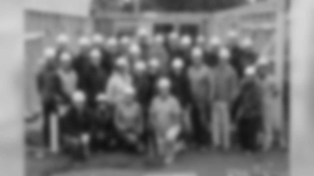 A group photo at the Habitat for Humanity of Metro Denver's CEO Build.