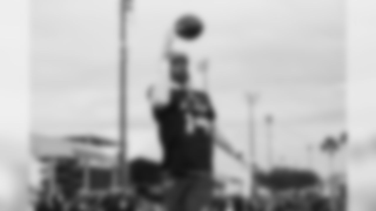 Courtland Sutton makes a one-handed catch at the first day of practice for the 2020 Pro Bowl on January 22, 2020 at the ESPN Wide World of Sports Complex in Orlando, Florida. (Photo by Ben Swanson)