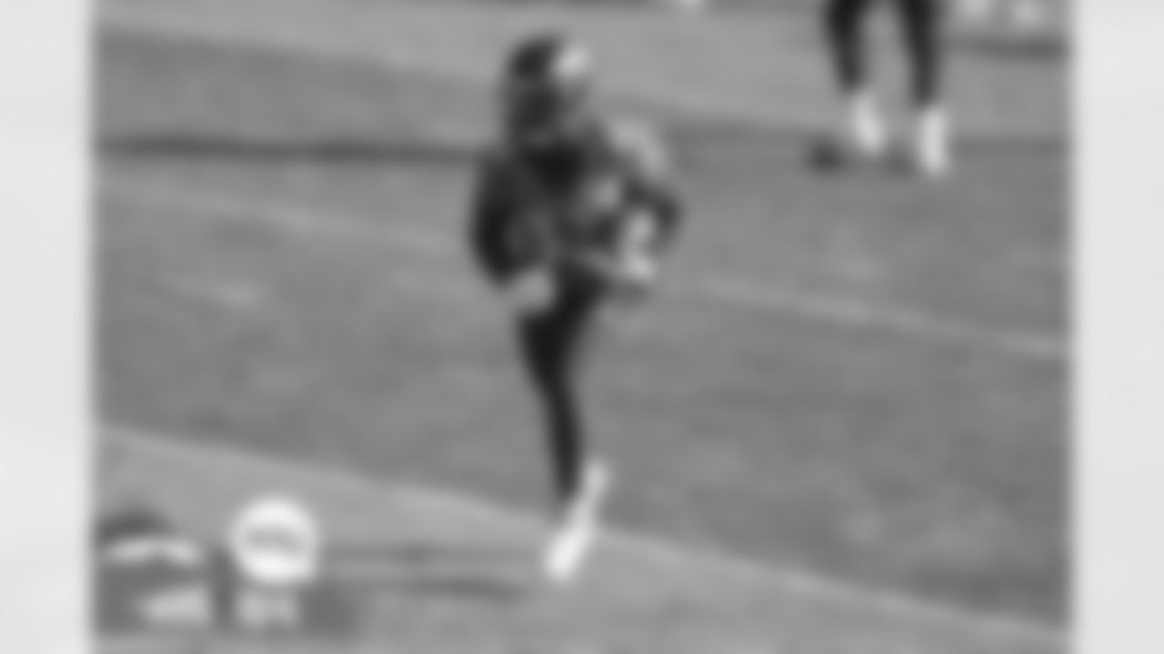 Javonte Williams during practice on Thursday, October 28, 2021 at UCHealth Training Center in Denver, Colorado.
Photo by Gabriel Christus
