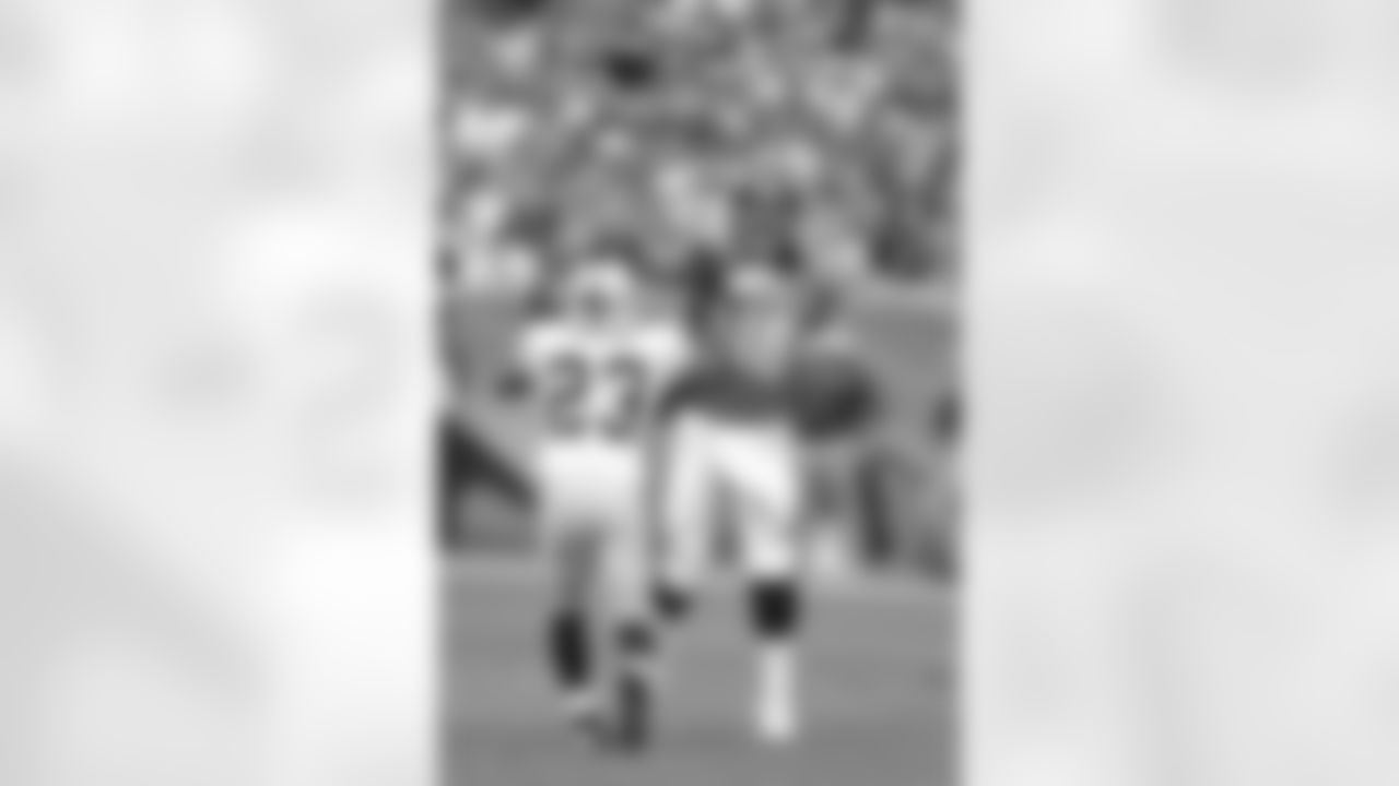 QB Peyton Manning gets off a pass during the first half against the Oakland Raiders.