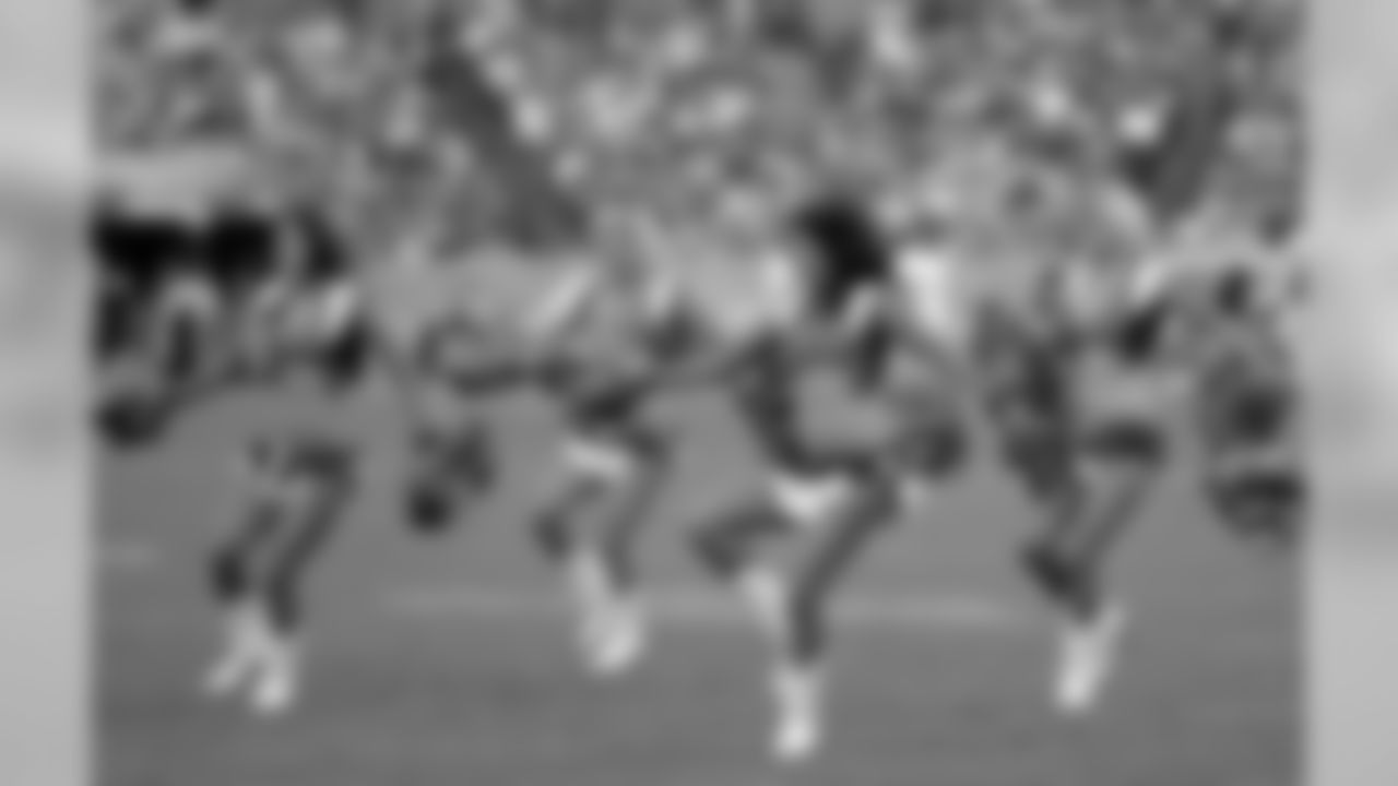 The Denver Broncos Cheerleaders perform during Denver's Week 13 win vs. Tampa Bay.