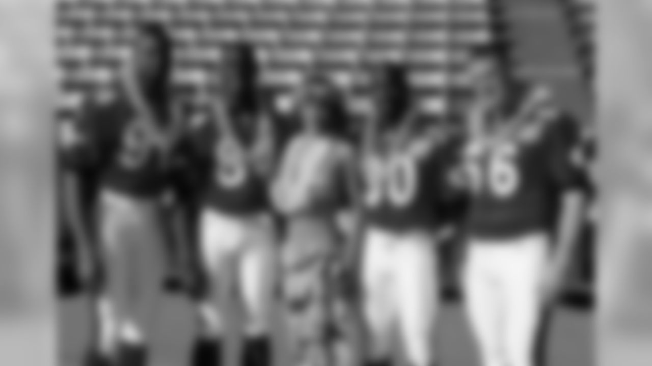 1997: Neil Smith, Shannon Sharpe, Terrell Davis and Tom Nalen