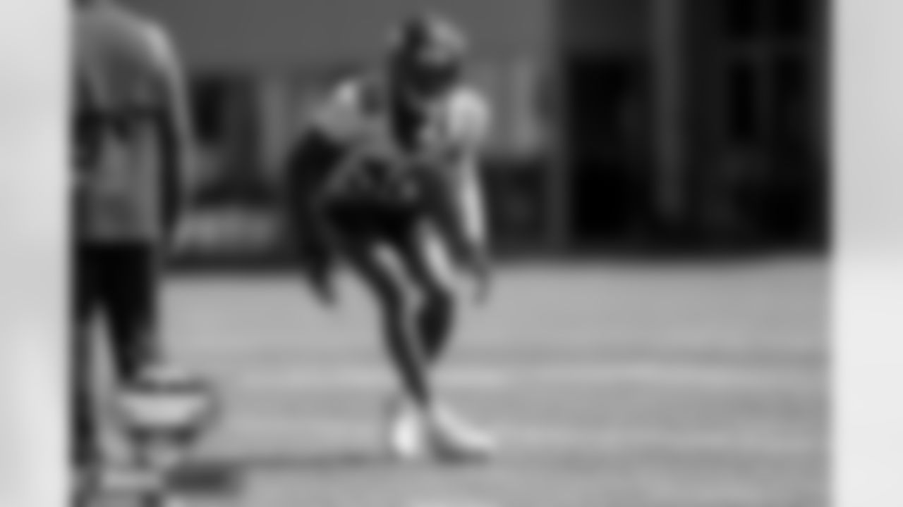 Darrius Shepherd at practice on Day 11 of training camp at UCHealth Training Center in Englewood, Colorado on August 8, 2022. (Photo by Ben Swanson)