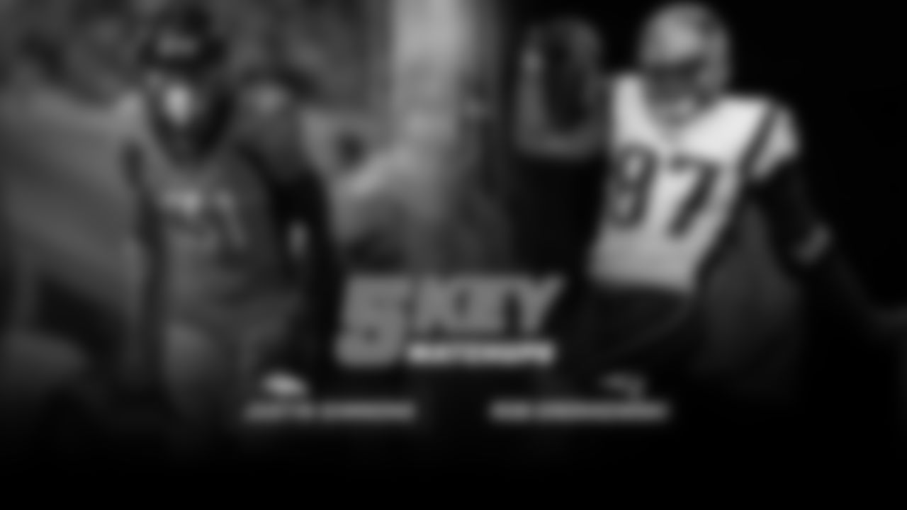 Few players in the entire NFL present matchup problems on a regular basis like Rob Gronkowski. He's tall and physical, and if he gets a clean break on his route, he has the speed to match defensive backs. Simply put, Gronkowski can be a nightmare for any combination of safeties, linebackers or cornerbacks that are tasked with covering him. Keeping him from making big plays is a huge challenge, but Justin Simmons must limit his opportunities and break up whatever passes he can that come Gronkowski's way, or it could be a long day.