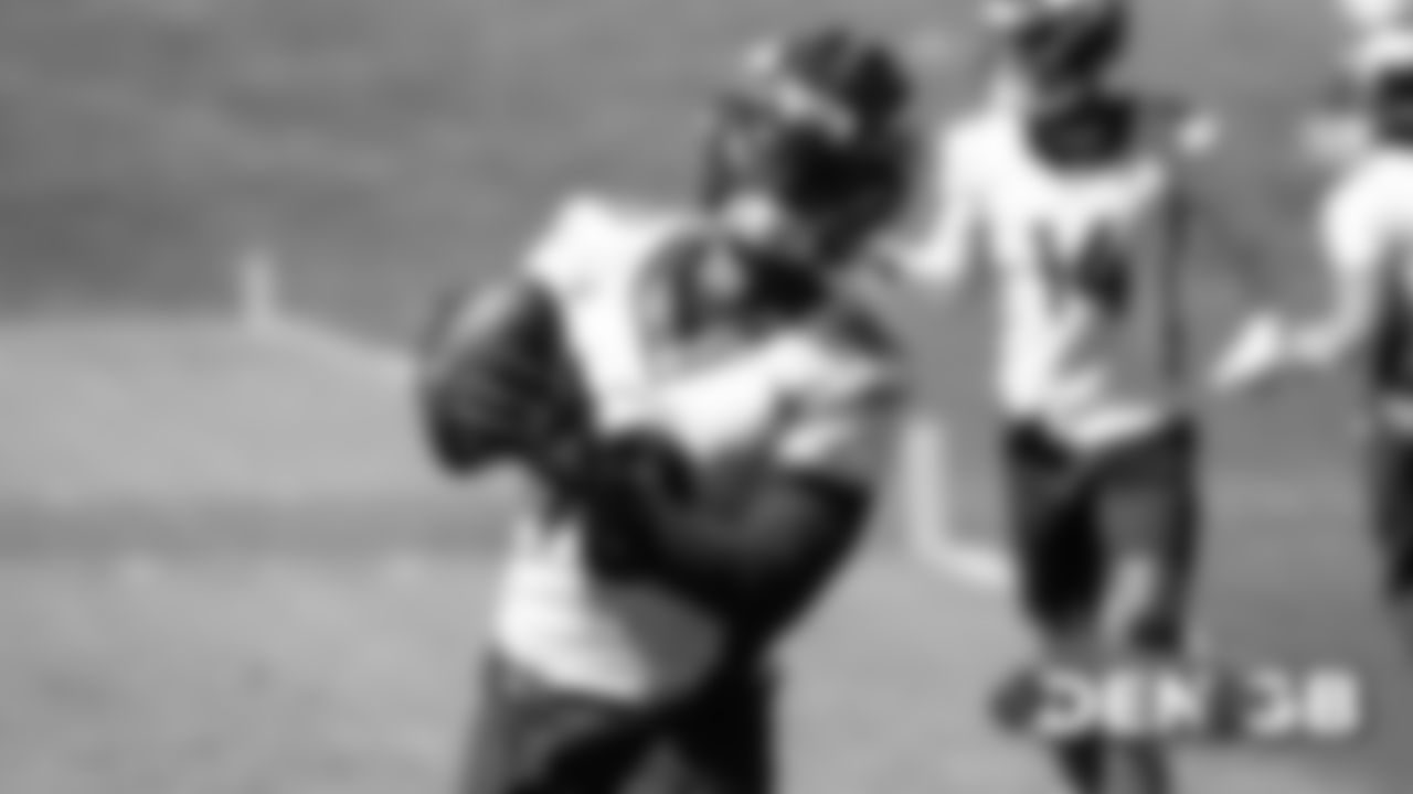 Emmanuel Sanders during the Broncos' practice on September 20, 2019.