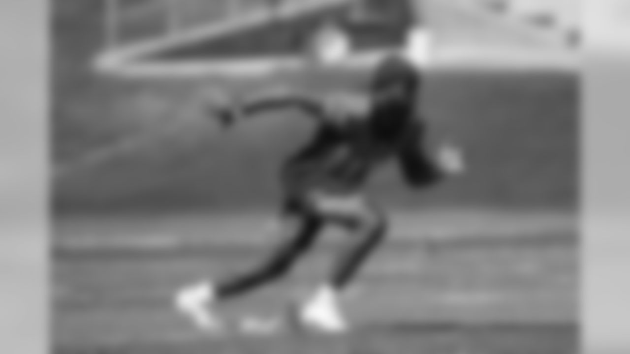KJ Hamler during a workout with other early reports at UCHealth Training Center on July 30, 2020. (Photo by Ben Swanson)
