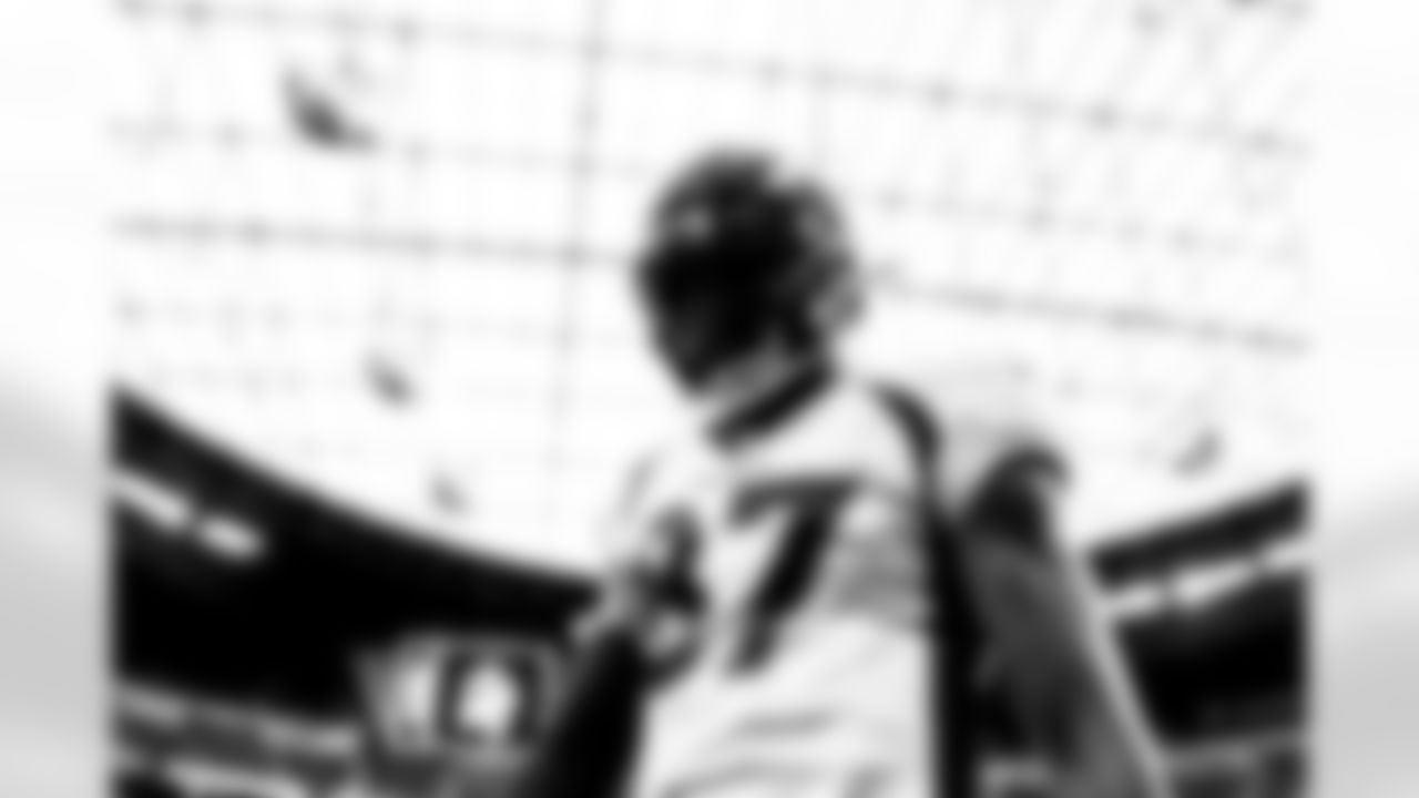 Noah Fant during the NFL game against the Las Vegas Raiders on Sunday, December 26, 2021 at Allegiant Stadium in Las Vegas, Nevada.