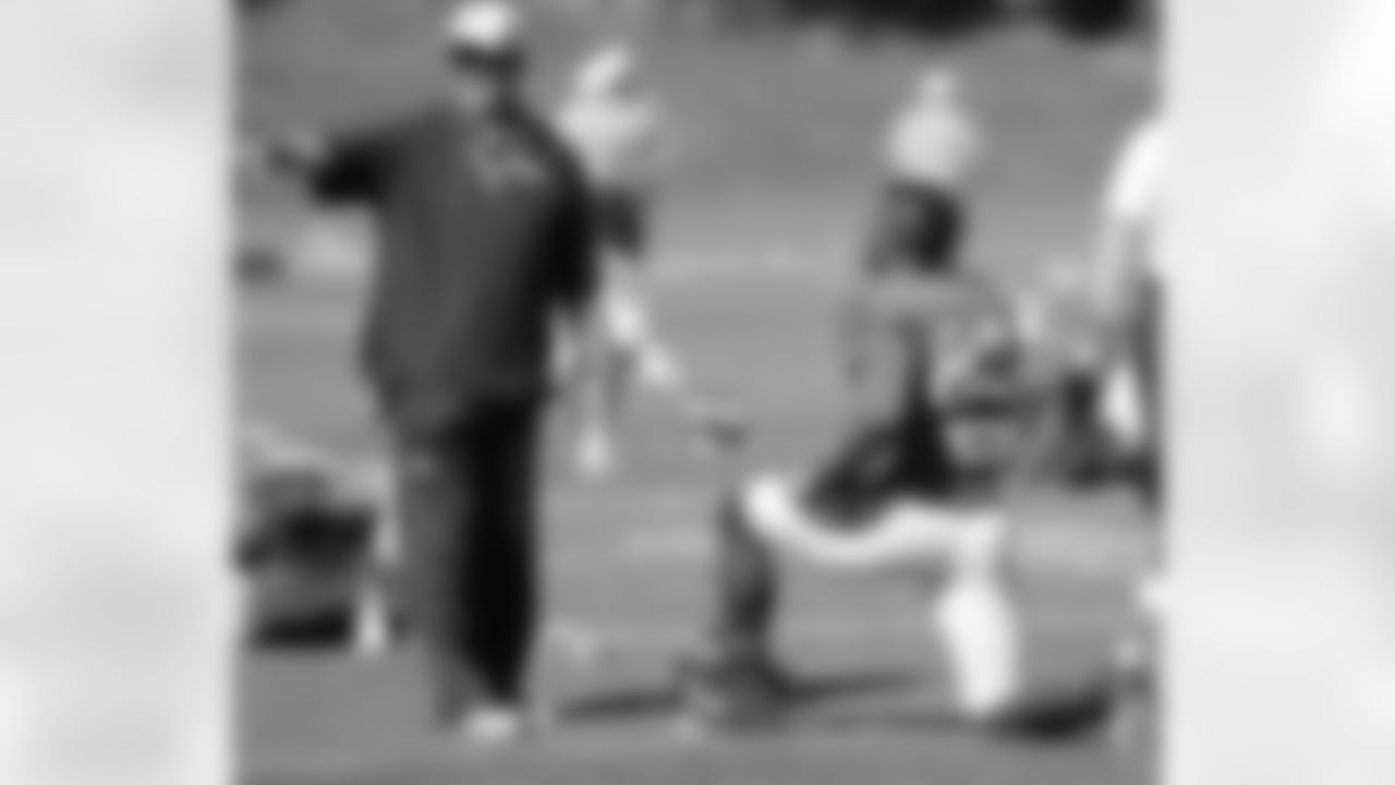 Head Coach John Fox and Demaryius Thomas