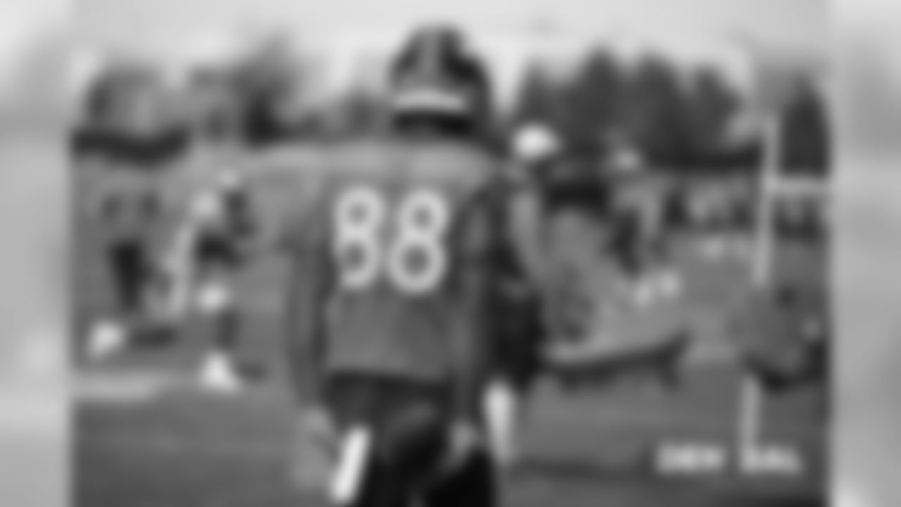 Demaryius Thomas during practice at UCHealth Training Center in Centennial, CO, September 19, 2018.
Photo by Gabriel Christus
