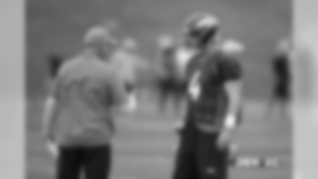 Case Keenum during practice at UCHealth Training Center in Centennial, CO, October 24, 2018.
Photo by Gabriel Christus