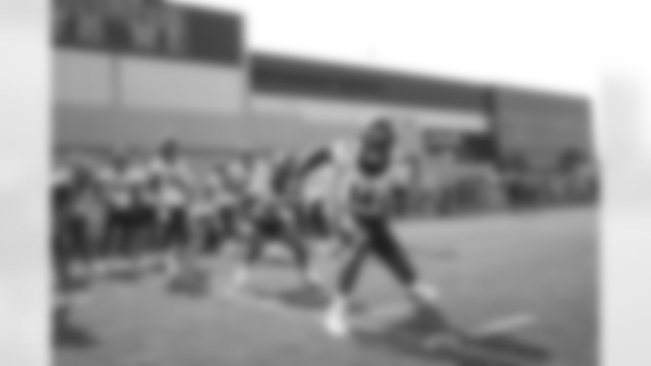 during training camp on Monday, August 2, 2021 at UCHealth Training Center in Englewood, Colorado.
Photo by Gabriel Christus