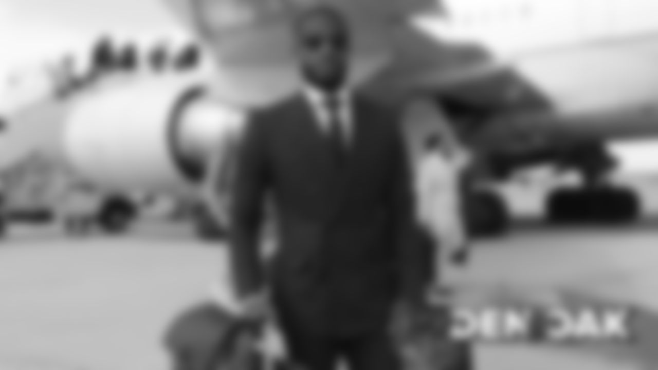 Kareem Jackson at Denver International Airport in Denver, Colorado, September 08, 2019.
Photo by Gabriel Christus