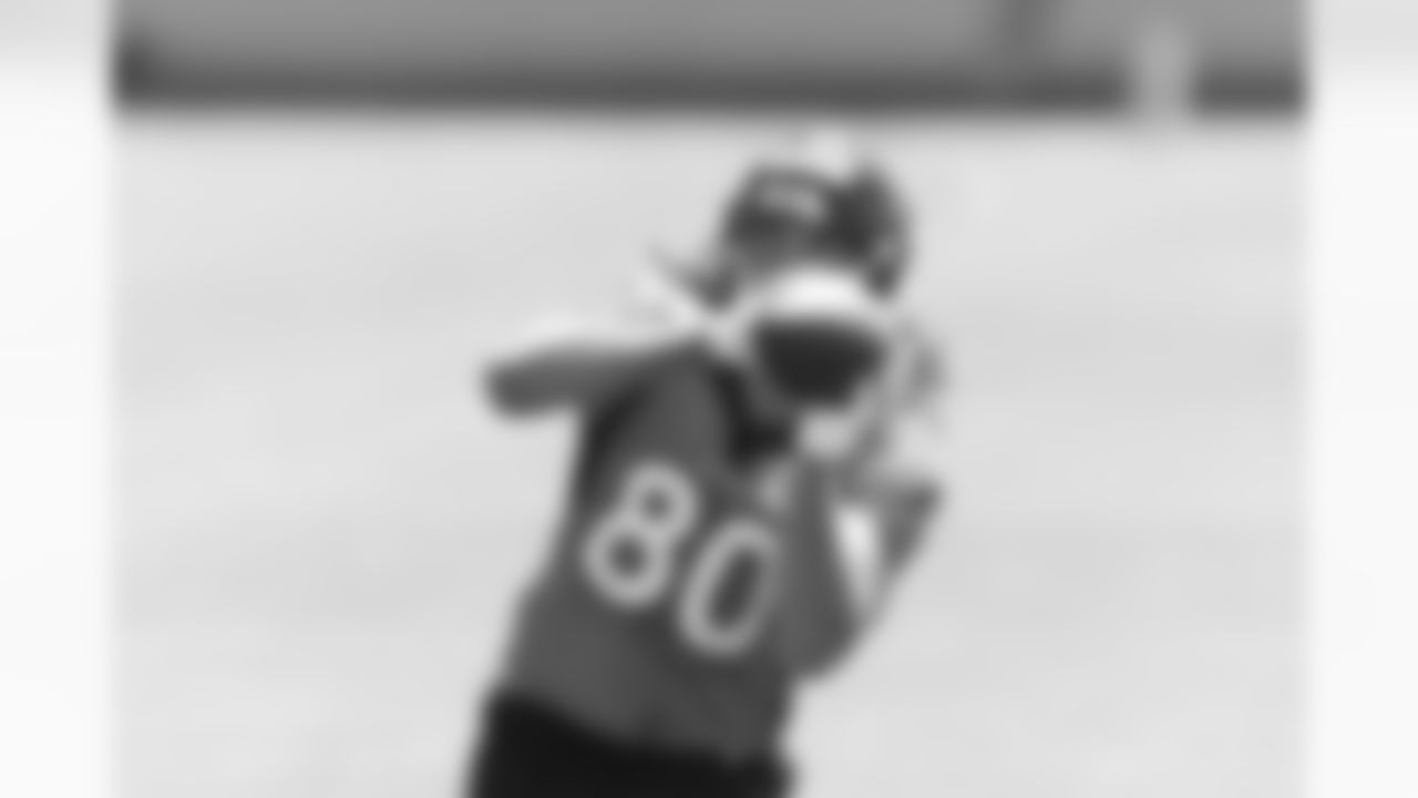 Greg Dulcich during OTAs on Thursday, May 25, 2023 at Centura Health Training Center in Englewood, Colorado.
Gabriel Christus