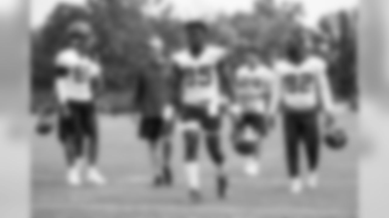 Tight end David Njoku (85) during the first day of minicamp on June 4, 2019.