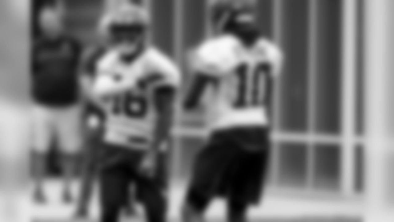Wide Receiver Ishmael Hyman (16) during the ninth practice of OTAs on May 30, 2019.