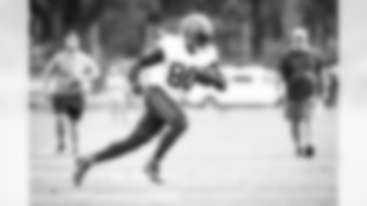 Wide receiver Jarvis Landry (80) during the first day of joint practices with the New York Giants on August 19, 2021.