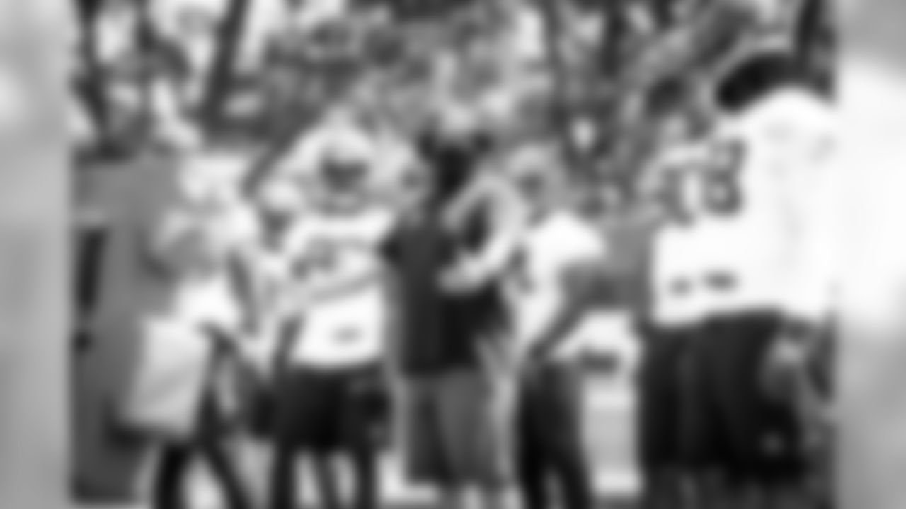 Defensive Line Coach Chris Kiffin during practice on August 13, 2020
