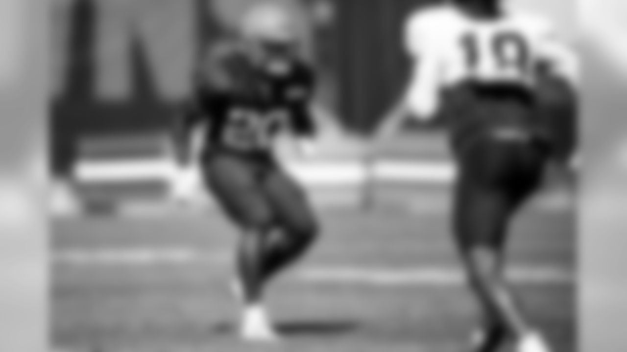Cornerback Tavierre Thomas (20) during the eighteenth day of camp on August 20, 2019.