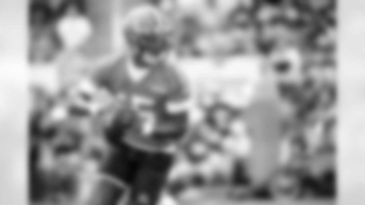 Quarterback Joshua Dobbs (15) during the fifth day of training camp at CrossCountry Mortgage Campus on August 1, 2022.