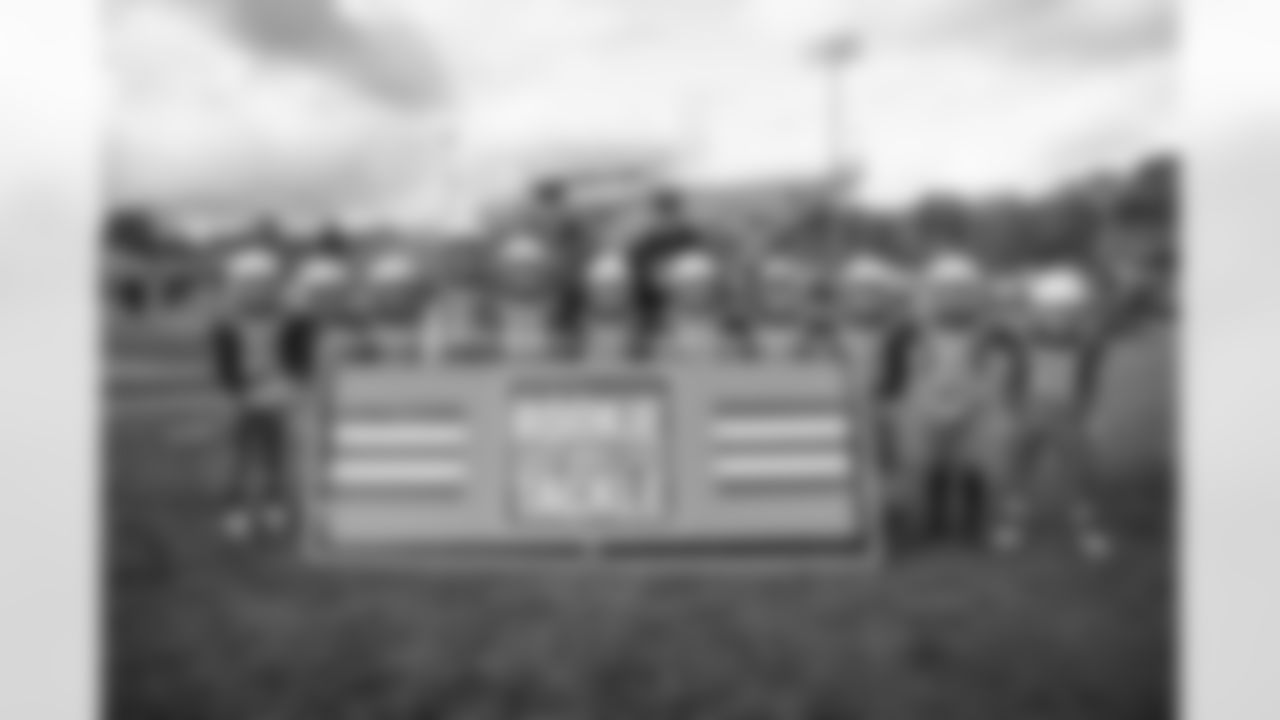 Browns Rookie Tackle Takeover Ohio Gridiron at Revere High School on October 15, 2022.