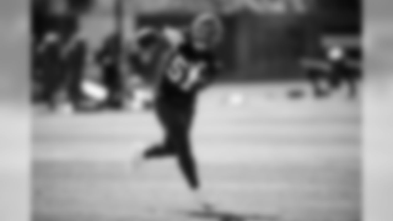 Linebacker Mack Wilson (51) during the first practice of OTAs on May 14, 2019