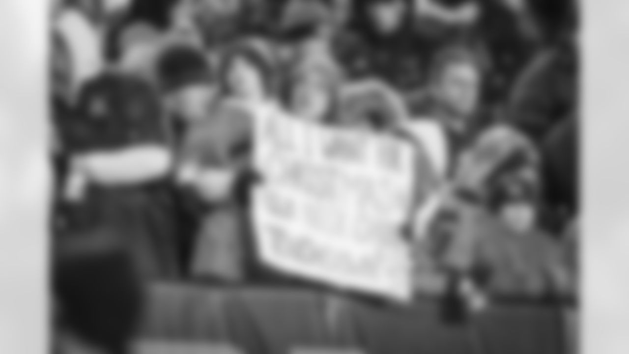 Fans during a NFL football game between the Baltimore Ravens and Cleveland Browns on December 17, 2022 at FirstEnergy Stadium.