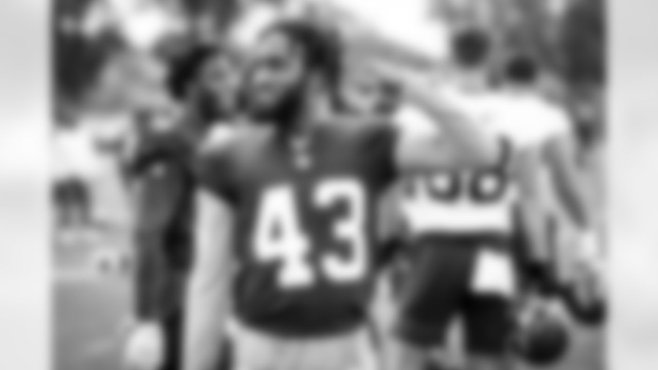 Safety John Johnson III (43) during the fifteenth day of training camp on August 18, 2021.