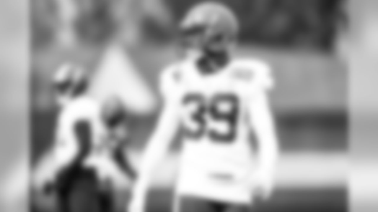 Cornerback Terrance Mitchell (39) during practice on October 30, 2019
