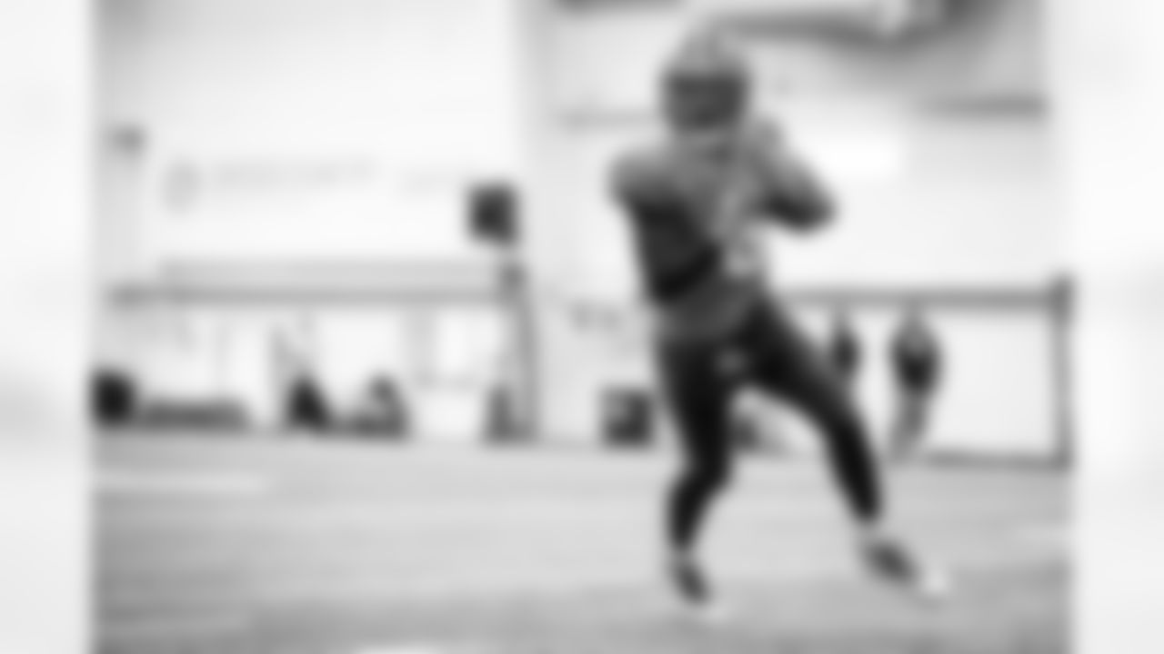 Quarterback Kellen Mond (8) during practice at CrossCountry Mortgage Campus on November 30, 2022.