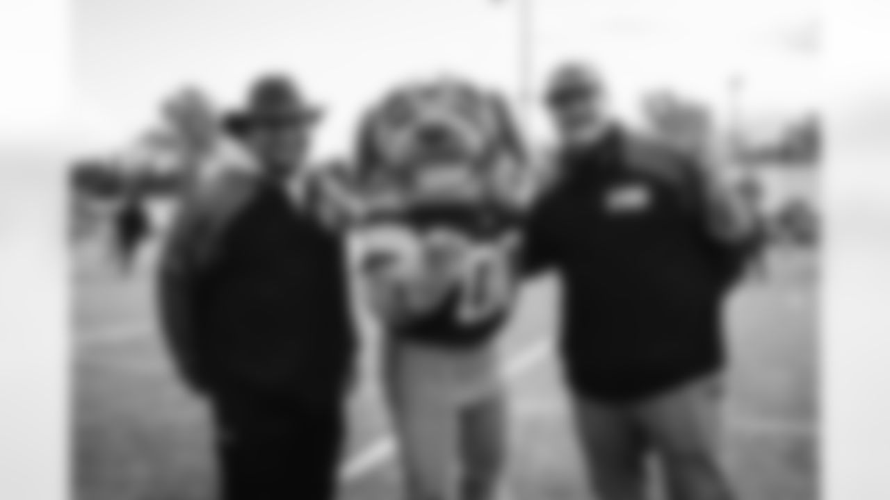 Browns Rookie Tackle Takeover Ohio Gridiron at Revere High School on October 15, 2022.