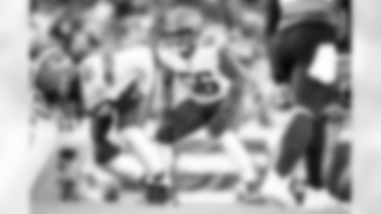 Linebacker Malcolm Smith (56) during a preseason NFL football game between the Cleveland Browns and Jacksonville Jaguars on August 14, 2021 at TIAA Bank Field. The Browns won 23-13.