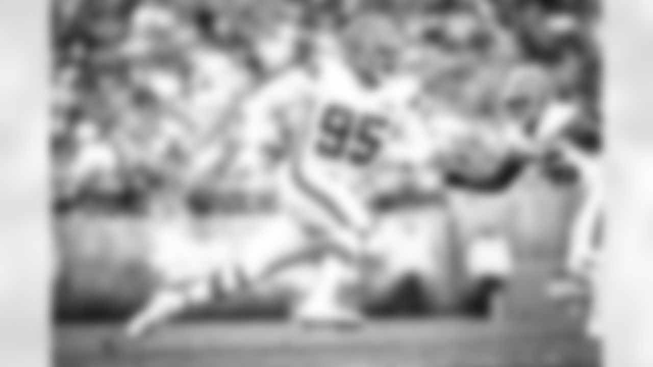 Defensive end Myles Garrett (95) during a NFL football game between the Chicago Bears and Cleveland Browns on September 26, 2021 at FirstEnergy Stadium. The Browns won 26-6.