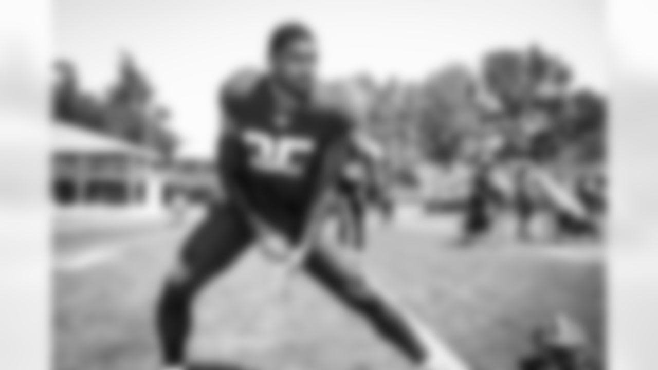Safety Jovante Moffatt (35) during the seventh day of training camp on August 4, 2021.
