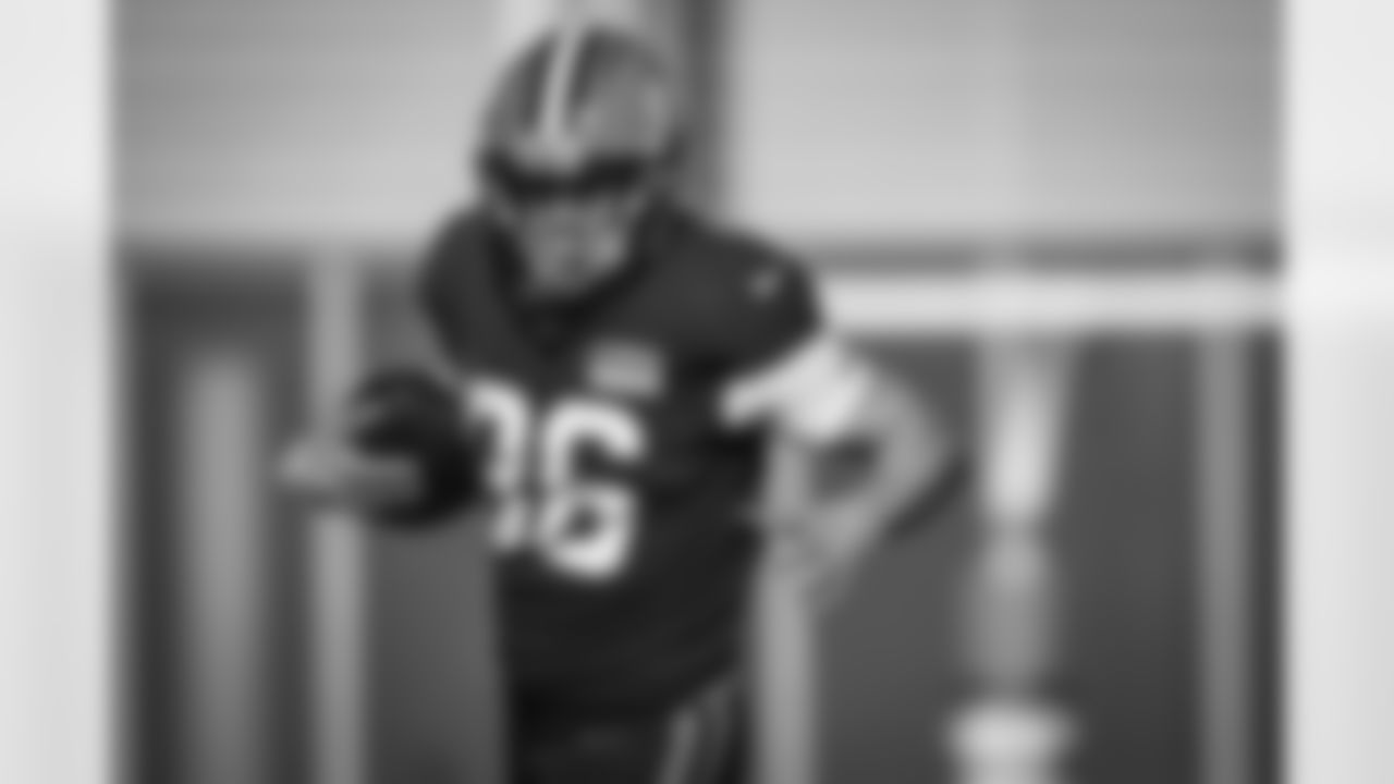 Tight end Miller Forristall (86) during practice at CrossCountry Mortgage Campus on November 9, 2022.