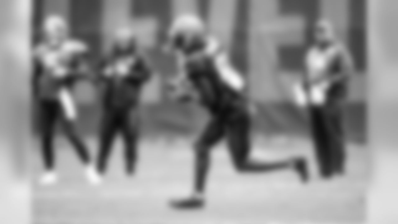 Wide receiver Rashard Higgins (81) during practice on October 30, 2019