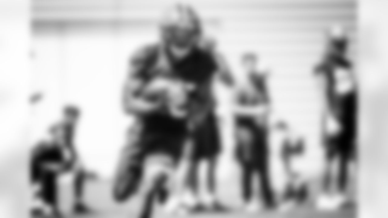 Running back Demetric Felton (25) during the second day of minicamp on June 16, 2021.