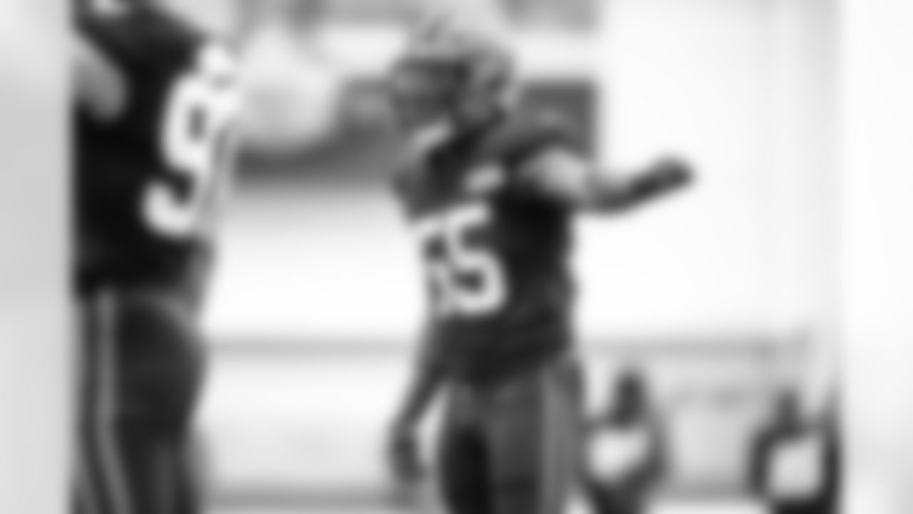 Linebacker Tae Davis (55) during practice on October 21, 2020