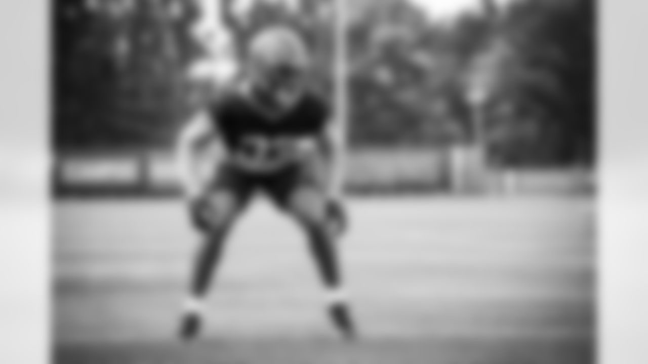 Safety Ronnie Hickman Jr. (33) during a field workout at CrossCountry Mortgage Campus on July 20, 2023.