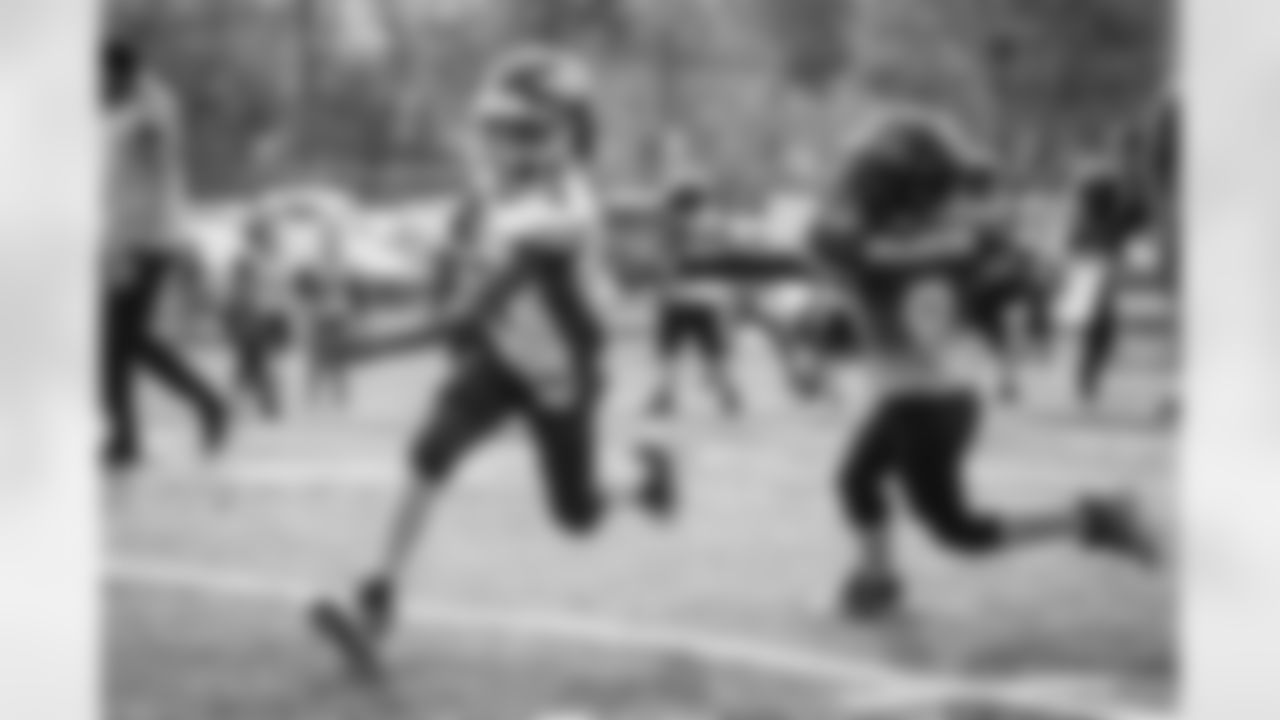 Browns Rookie Tackle Takeover Ohio Gridiron at Revere High School on October 15, 2022.