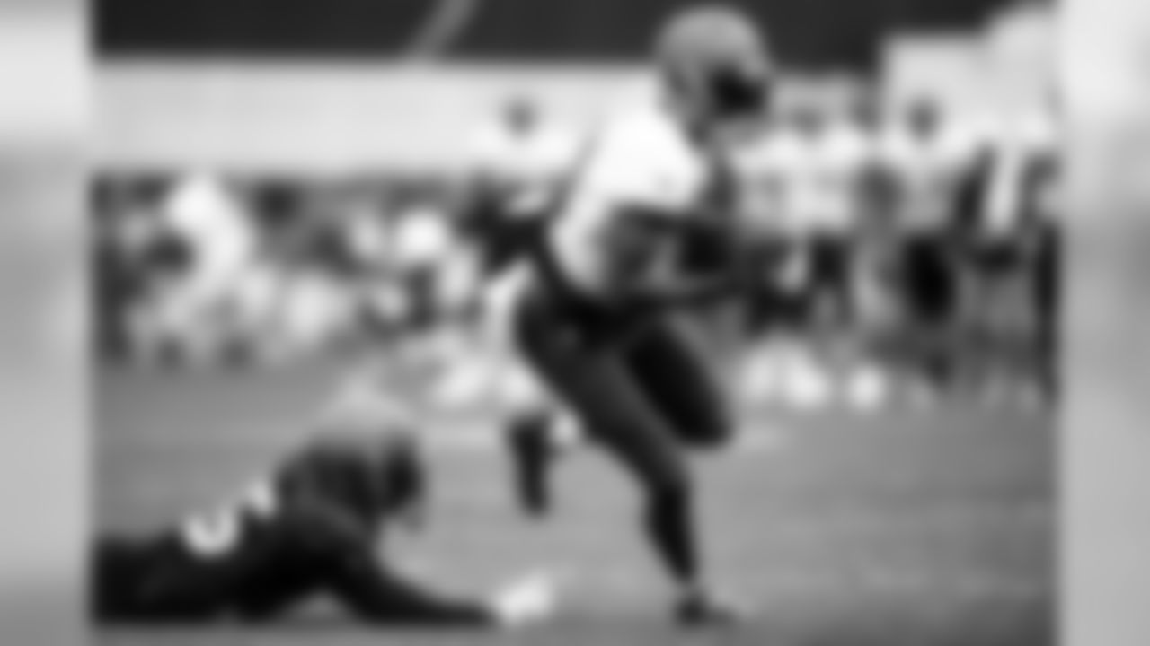 Wide receiver Rashard Higgins (81) during the fourteenth day of camp on August 12, 2019.