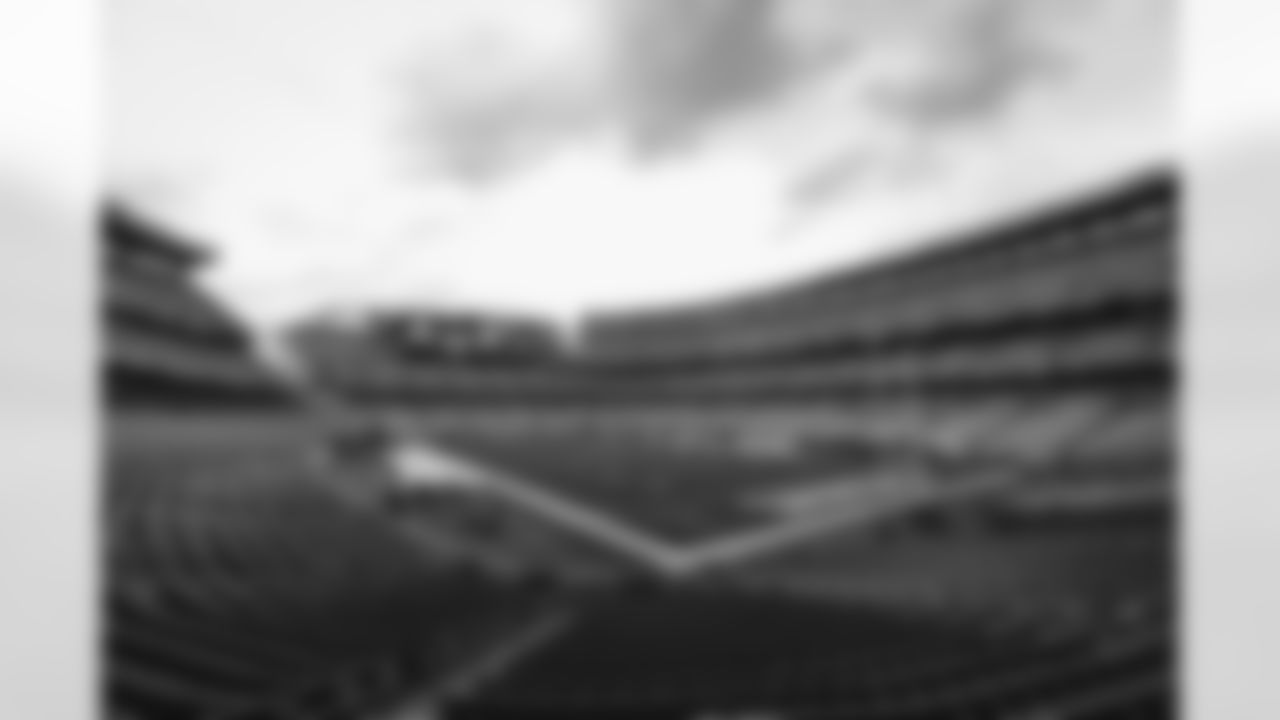The stadium before a NFL football game between the Pittsburgh Steelers and Cleveland Browns on September 22, 2022 at FirstEnergy Stadium.