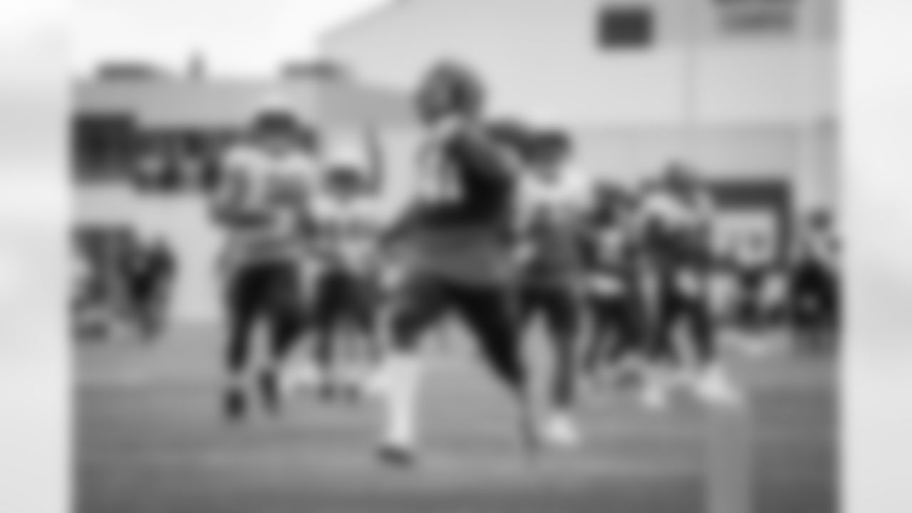 Running back John Kelly during the eight day of training camp at CrossCountry Mortgage Campus on August 5, 2022.