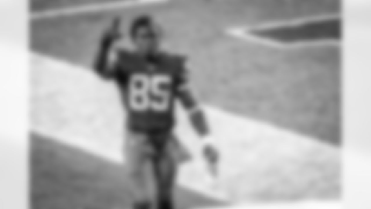 Tight end David Njoku (85) during a NFL football game between the Indianapolis Colts and Cleveland Browns on October 11, 2020 at FirstEnergy Stadium. The Browns won 32-23.