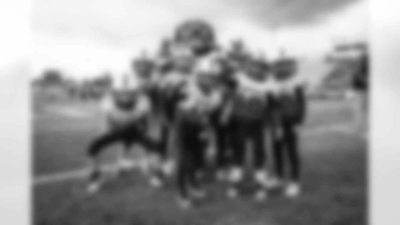 Browns Rookie Tackle Takeover Ohio Gridiron at Revere High School on October 15, 2022.