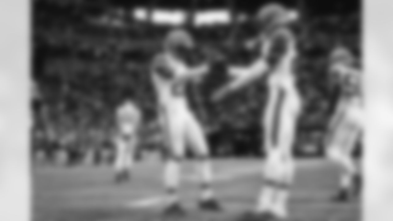 Cornerback Greg Newsome II (20) and Cornerback Martin Emerson Jr. (23) during a NFL football game between the Cleveland Browns and Atlanta Falcons on October 2, 2022 at Mercedes-Benz Stadium.