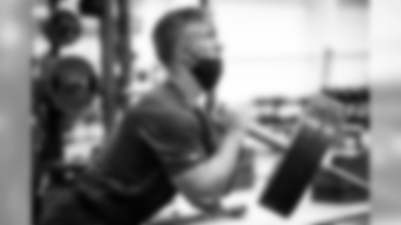 Tight end Harrison Bryant (88) during workouts on August 4, 2020