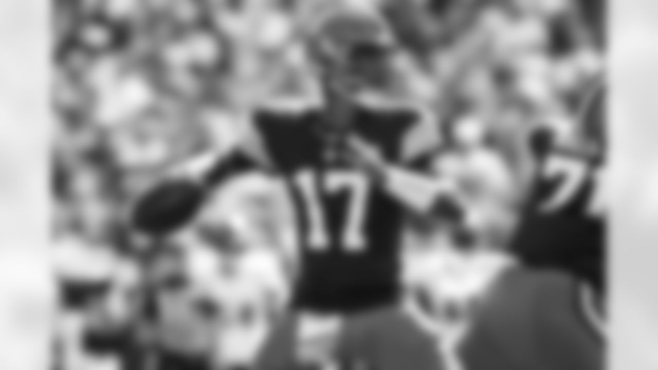 Quarterback Dorian Thompson-Robinson (17) during a NFL football game between the Baltimore Ravens and Cleveland Browns on October 1, 2023 at Cleveland Browns Stadium.