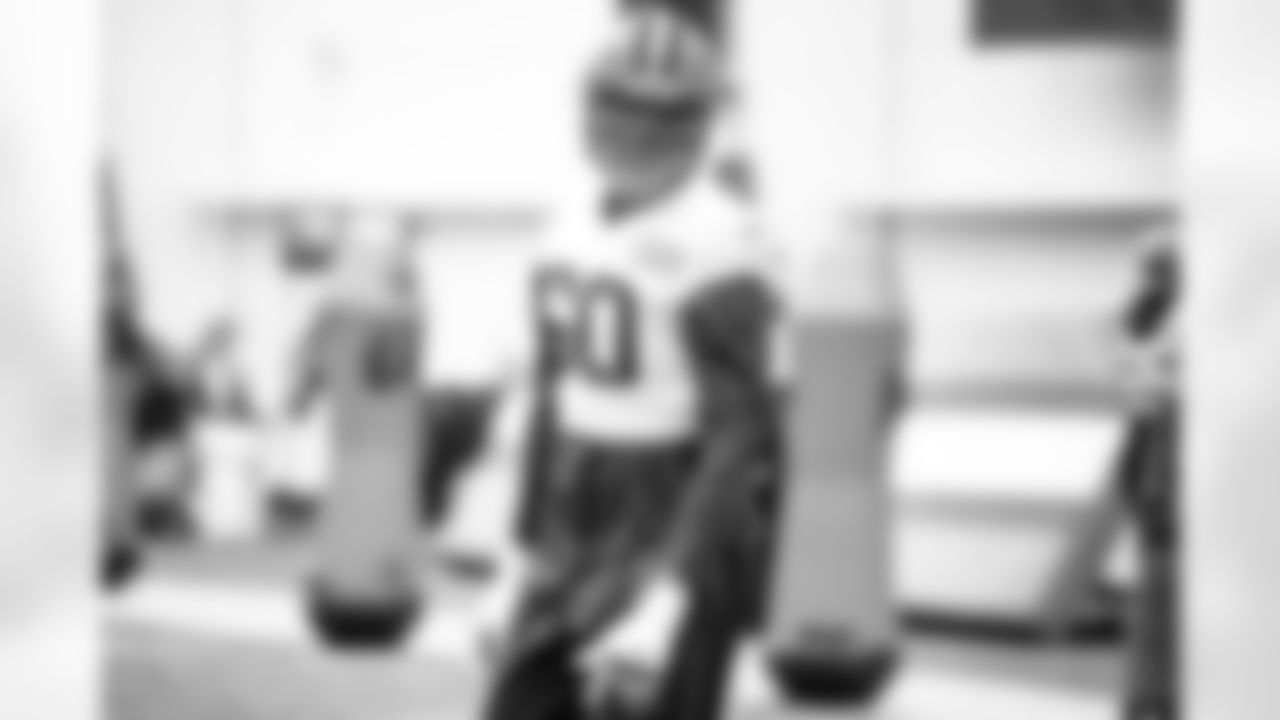 Offensive tackle Alex Taylor (60) during practice on January 8, 2021.