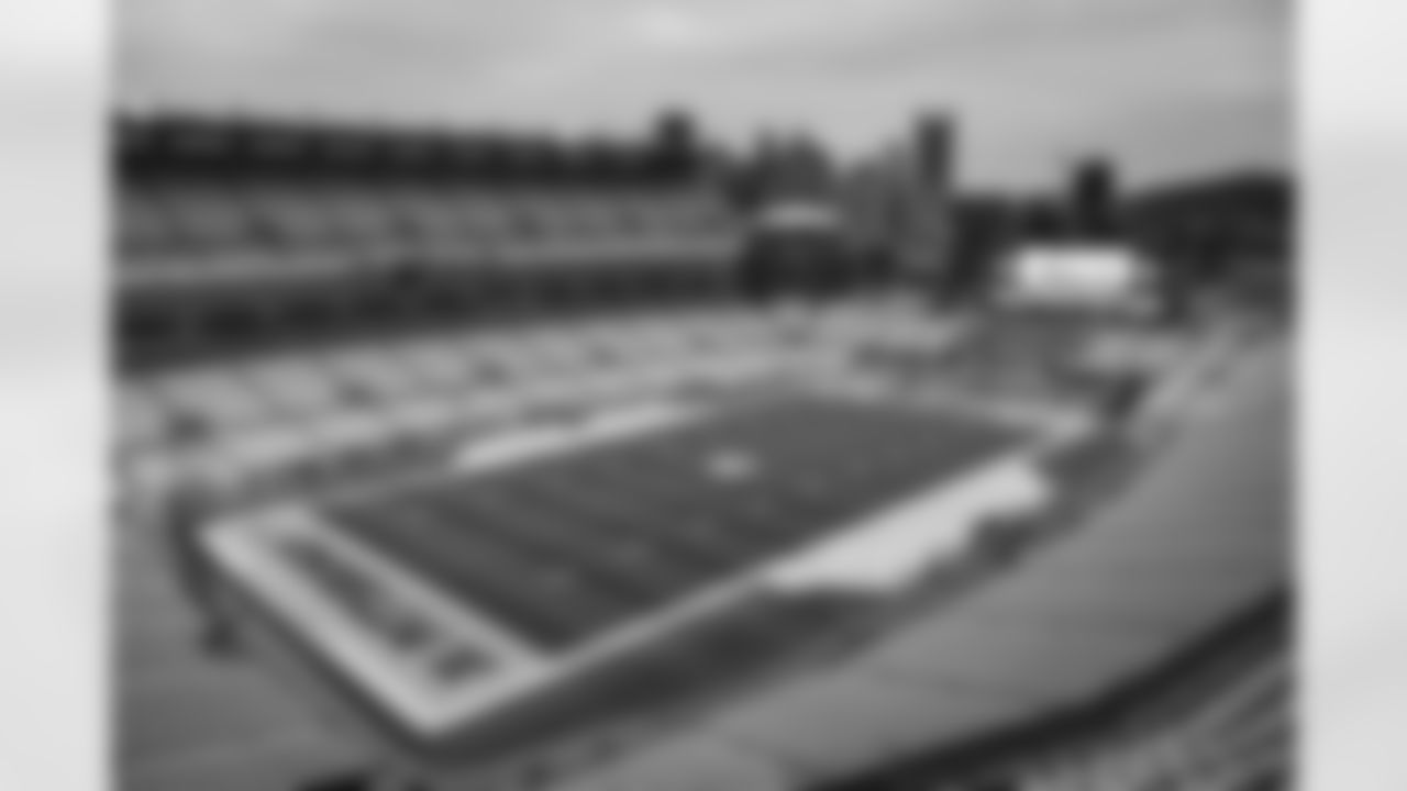 The stadium before a NFL football game between the Cleveland Browns and Pittsburgh Steelers on January 8, 2023 at Acrisure Stadium.