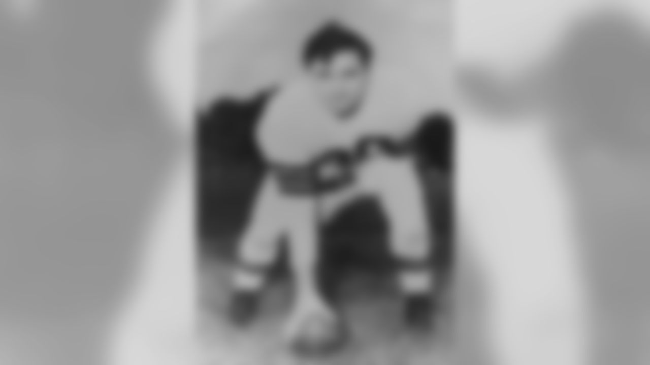 Mike Scarry started the first game at center over Hall of Famer, Frank Gatski.
